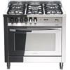 Lofra PLG96MFT/C Cucina Gas 5 Fornelli con Forno Elettrico da 90 cm Acciaio inossidabile