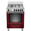 Bertazzoni La Germania AMN664GVIV Cucina Gas 4 Fornelli con Forno da 60 cm Rosso