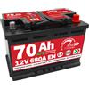 SPEED Batteria Speed 70Ah 680A Start-Stop AFB