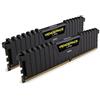 Corsair Vengeance LPX Memorie per Desktop a Elevate Prestazioni, 16 GB (2 X 8 GB), DDR4, 2400 MHz, C16 XMP 2.0, Nero, dissipatore calore