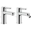 NOBILI RUBINETTERIA Nobili - ABC set bagno miscelatore lavabo + miscelatore bidet con scarico