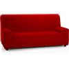 Martina Home Tunez, Copridivano elastico, Tela (50% poliestere, 45% cotone, 5% elastan), Rosso, 2 Posti (120-190 cm larghezza)