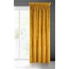 Eurofirany VILLA Tenda Oscurante, Tenda con Fettuccia Arricciatenda - 1 pz, Tenda Extra Lunga, Elegante, Tinta Unita, Soggiorno, Camera da Letto, Densità 290 g/m², 140x270 cm, Giallo Senape