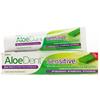 OPTIMA NATURALS Srl Aloedent - Dentifricio Sensitive con Aloe Vera ed Echinacea 100 ml - Igiene Orale Naturale per Denti Sensibili