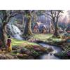 Schmidt Spiele CGS_59485 Disney Blanche-Neige Thomas Kinkade Puzzle, Multicolor, 693 x 493 mm