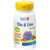 LongLife Olio di Lino 1300 mg Integratore per il colesterolo 50 perle