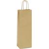 Buste portabottiglie in carta - 15 x 8 x 39,5 cm - maniglia ritorta personalizzate o neutre