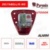 Pyronix DELTABELL/R-WE - Sirena Allarme WiFi Pyronix Hikvision AXIOM HUB da esterno 868MHz Rosso