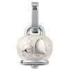 Chantecler Ciondolo Campanella micro smalto bianco