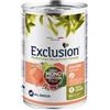 Exclusion Mediterraneo Adult All Breed 400 gr - Salmone - Confezione da 6 pezzi - Umido Monoproteico Cane