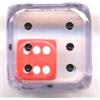 Koplow Dado d6 dentro d6 Trasparente - K10299