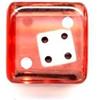 Koplow Dado d6 dentro d6 Rosso - K10302