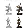Wizkids Pathfinder Deep Cuts Unpainted Miniatures - Half-Orc Female Barbarian (2 Units)