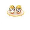 CERAMICHE CALTAGIRONE Testine Ceramica Siciliana Sale e Pepe