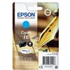Epson Cartuccia Originale Epson T16224020 Ciano 16 Penna