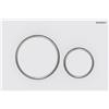 GEBERIT - SIGMA20 PLACCA BIANCA / CROMO 115.882.KJ.1