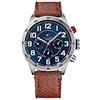 Tommy Hilfiger Orologio Analogico Multifunzione al Quarzo da Uomo con Cinturino in Pelle Marrone - 1791066