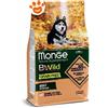 Monge Dog Bwild Grain Free Adult All Breed Salmone e Piselli - Sacco Da 12 Kg