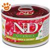Farmina Dog N&D Quinoa Skin & Coat Adult Mini Anatra e Cocco - Lattina Da 140 Gr