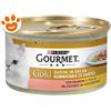 Purina Cat Gourmet Gold Dadini - dadini in salsa con salmone e pollo 85 gr