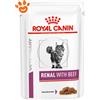 Royal Canin Cat Veterinary Diet Renal Manzo - Confezione da 85 Gr