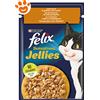 Purina Cat Felix Sensations Jellies Pollo con Carote in Gelatina - Confezione da 85 Gr