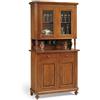 MIlani Home CHELSEY - credenza con vetrina in legno massello