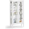 MIlani Home CHRISTAL - credenza con vetrina in legno massello