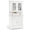 MIlani Home CHELSEY - credenza con vetrina in legno massello