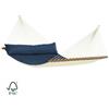 Amaca kingsize imbottita con asta certificata FSC™ North American Blue-Panna (ds)