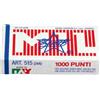 ZENITH SCATOLA 1000 PUNTI ZENITH 515 (24/6) IN ACCIAIO NATURALE (Conf.10)