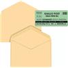 PIGNA 500 buste GIALLO POSTALE gommata carta riciclata FSC® 120x180mm 80gr Pigna Envel