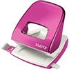 LEITZ Perforatore 2 fori 5008 WOW fucsia metal max 30fg LEITZ