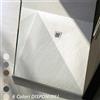 RELAX DESIGN Piatto doccia in resina effetto ardesia 70X80 Rocky Classic : Colore - Bianco