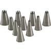 BOCCHETTA DECORAZ. INOX FORO A STELLA