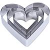 CUORE TORTE INOX H. CM 4