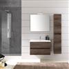 FALEGNAMERIA ADRIATICA Kora mobile da bagno sospeso 110X190X46 finitura rovere scuro