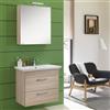 FALEGNAMERIA ADRIATICA Gio' mobile bagno sospeso 65X195X40 finitura olmo rosseau