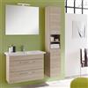 FALEGNAMERIA ADRIATICA Gio' mobile bagno sospeso 115X195X40 finitura olmo rosseau