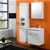 FALEGNAMERIA ADRIATICA Nora mobile da bagno sospeso cm L.95 - H. 195 - P.40 finitura bianco lucido, olmo o rovere scuro