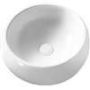 Riveshop Lavabo in ceramica d'appoggio diametro 39,5
