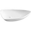 Riveshop Lavabo in ceramica d'appoggio 66x46,5 cm, altezza12,5 cm