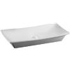 Riveshop Lavabo in ceramica d'appoggio 80x39,5, altezza13 cm