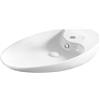 Riveshop Lavabo in ceramica d'appoggio 73.5x39 H.13 cm