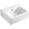Riveshop Lavabo in ceramica d'appoggio 50.5x44,5 H.16 cm