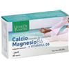 NATURA SERVICE Srl Ligne De Plantes Calcio+Magnesio B6+Vitamina D3 Integratore Alimentare 60 Capsule Vegetali