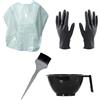 Kit applicazione per tinta capelli ( Ciotola- Pennello colore- Mantellina colore monouso- Guanti)