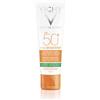 Vichy Sole Vichy Capital Soleil - Trattamento Opacizzante 3 in 1 Effetto MAT SPF 50+, 50ml