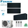 Daikin Condizionatore Climatizzatore Daikin Trial Split Stylish New Total Black R32 Wi-Fi 7000+9000+12000 BTU Con 3MXM52M