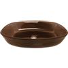 HYDRE BY STON Lavabo d'appoggio catino tabacco lucido